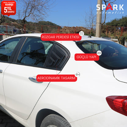 Fiat Egea 2015- Yılı ve Sonrası Uyumlu Kelebek Cam 2 Parça