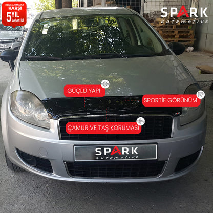 Fiat Linea 2007-2018 Yıl Aralığı Uyumlu Kaput Rüzgarlığı 3mm