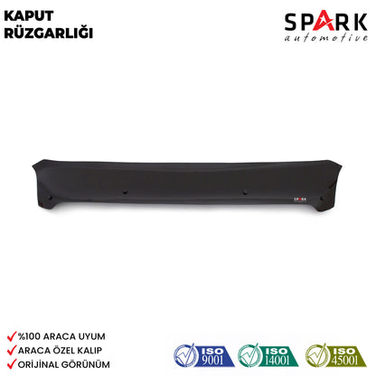 Fiat Linea 2007-2018 Yıl Aralığı Uyumlu Kaput Rüzgarlığı 4mm