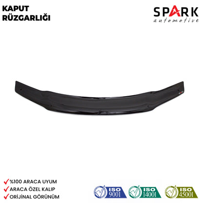 Fiat Palio 2006-2012 Yıl Aralığı Uyumlu Kaput Rüzgarlığı 4mm