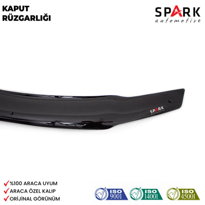 Fiat Palio 2006-2012 Yıl Aralığı Uyumlu Kaput Rüzgarlığı 4mm