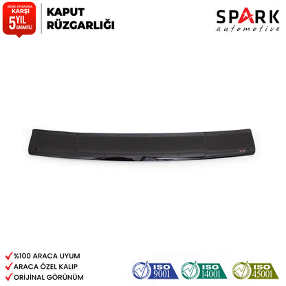 Fiat Tipo 1988-2000 Yıl Aralığı Uyumlu Kaput Rüzgarlığı 3mm