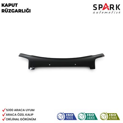 Ford Connect 2008-2013 Yıl Aralığı Uyumlu Kaput Rüzgarlığı 3mm