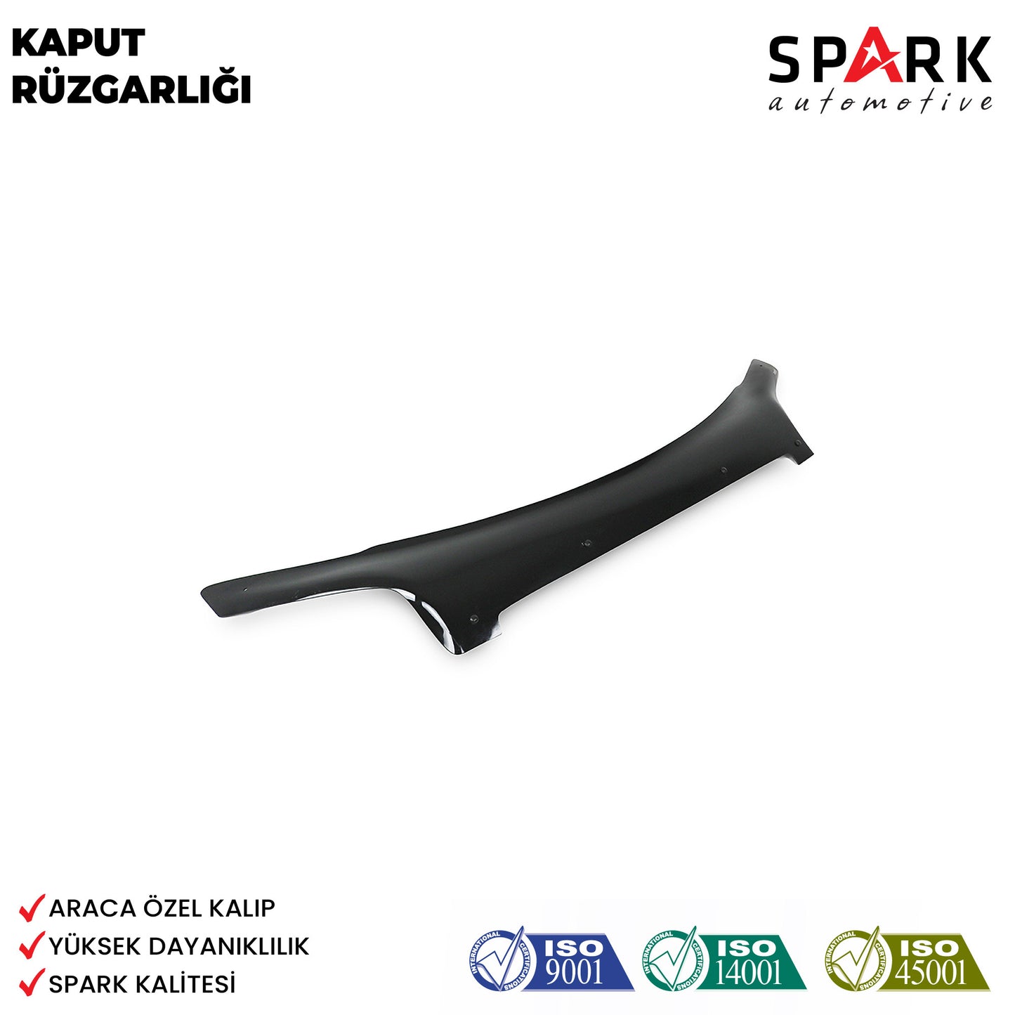 Ford Connect 2008-2013 Yıl Aralığı Uyumlu Kaput Rüzgarlığı 3mm
