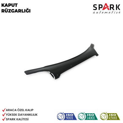 Ford Connect 2008-2013 Yıl Aralığı Uyumlu Kaput Rüzgarlığı 3mm