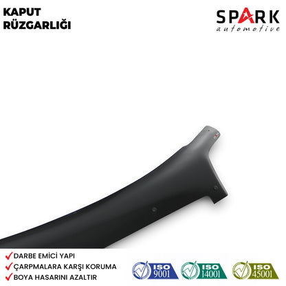 Ford Connect 2008-2013 Yıl Aralığı Uyumlu Kaput Rüzgarlığı 3mm