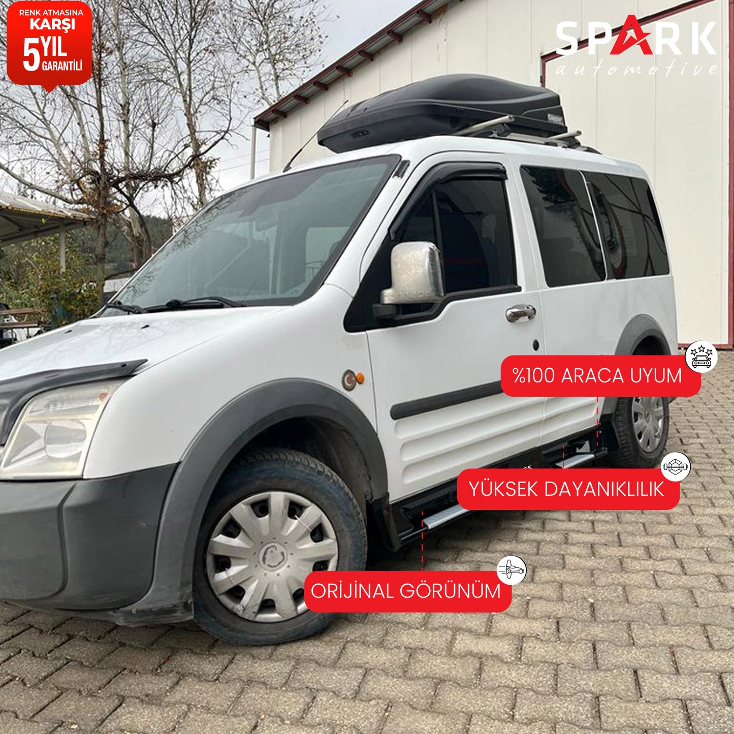 Ford Connect 2008-2013 Yıl Aralığı Uyumlu Yan Basamak 6 Parça