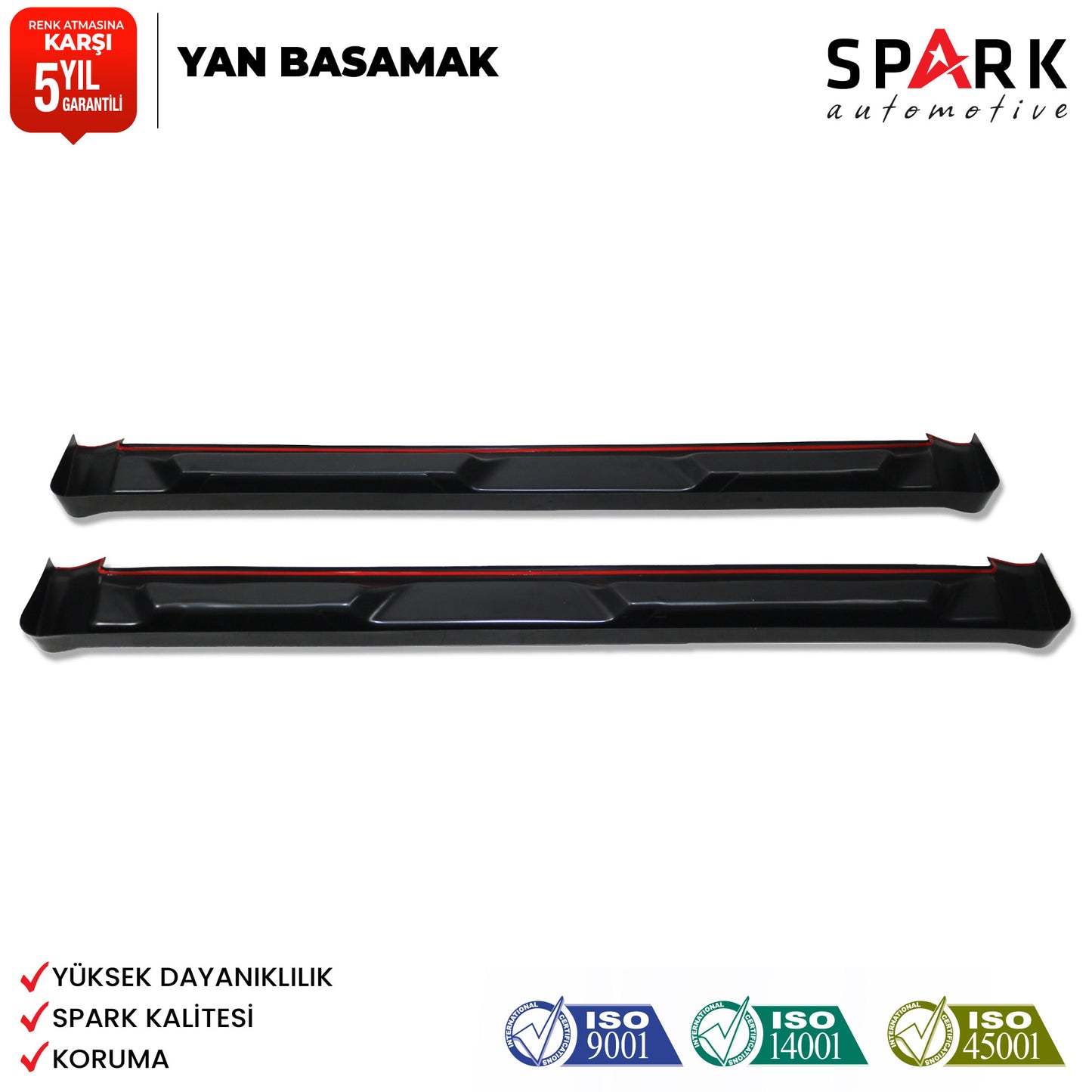 Ford Connect 2008-2013 Yıl Aralığı Uyumlu Yan Basamak 6 Parça