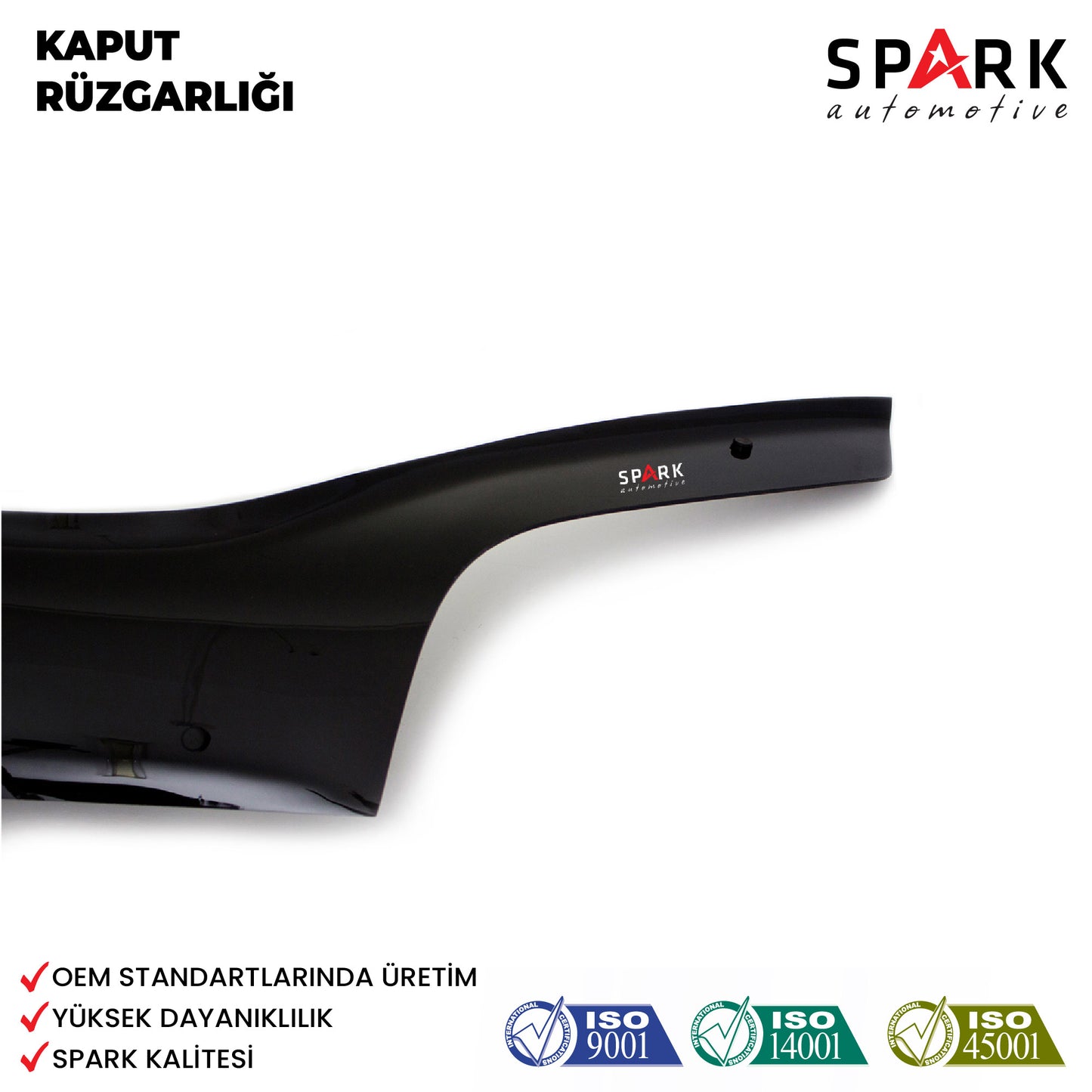 Ford Connect 2008-2013 Yıl Aralığı Uyumlu Kaput Rüzgarlığı 4mm