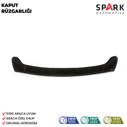 Ford Connect 2014-2018 Yıl Aralığı Uyumlu Kaput Rüzgarlığı 3mm