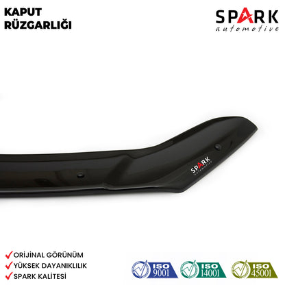 Ford Connect 2014-2018 Yıl Aralığı Uyumlu Kaput Rüzgarlığı 3mm