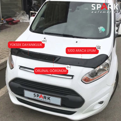 Ford Connect 2014-2018 Yıl Aralığı Uyumlu Kaput Rüzgarlığı 3mm