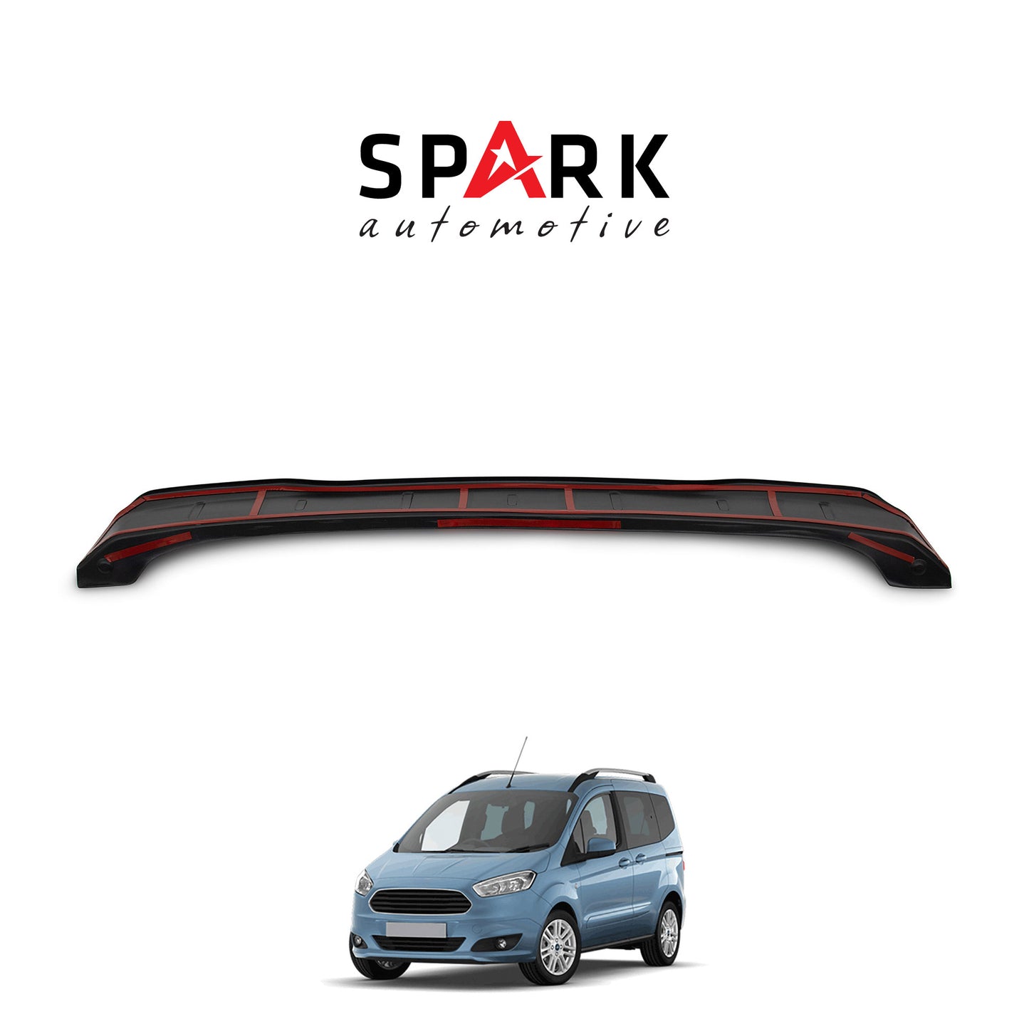 Ford Courier 2018-2023 Yıl Aralığı Uyumlu Arka Tampon Eşiği Parlak