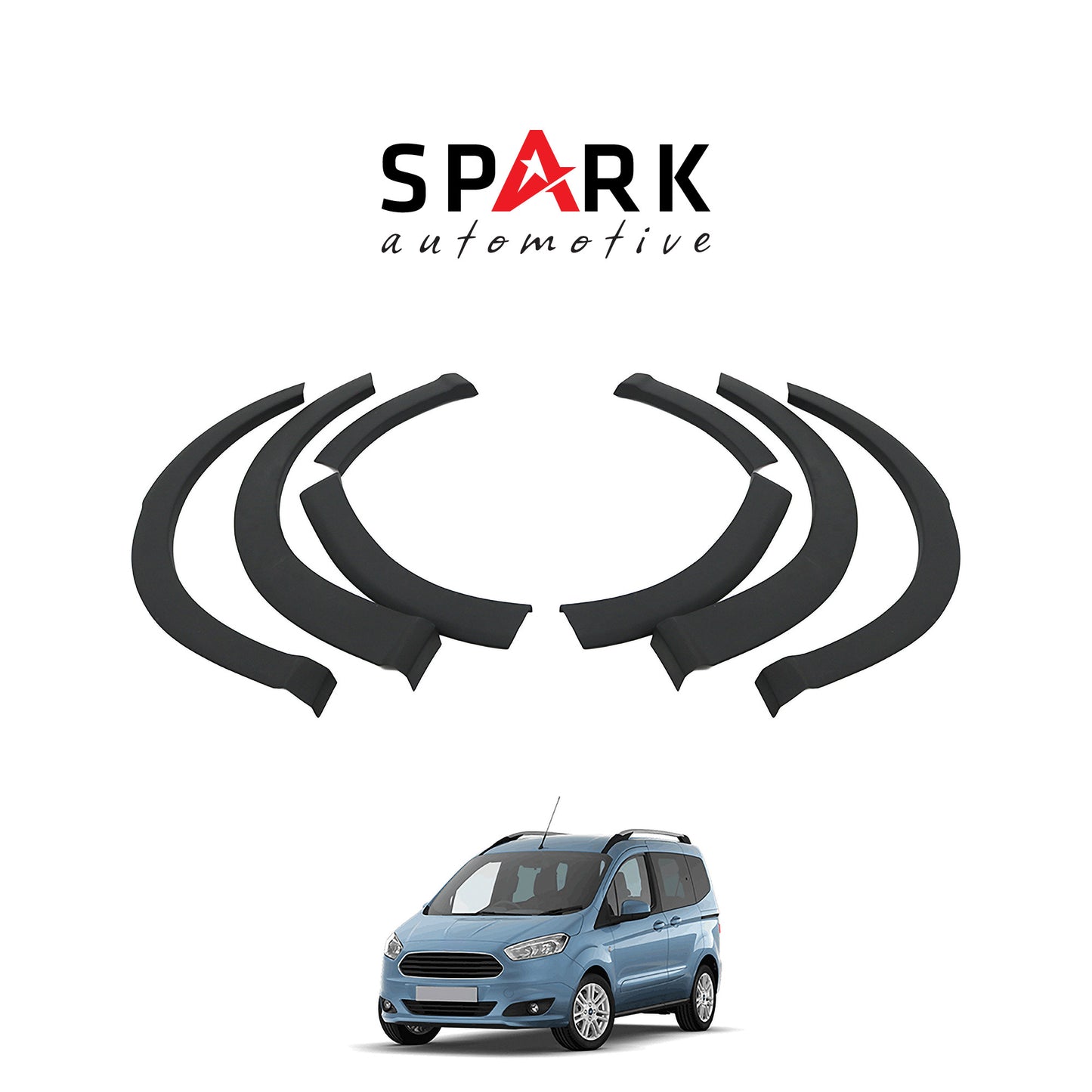Ford Courier 2014-2018 Yıl Aralığı Uyumlu Çamurluk Dodik 8 Parça