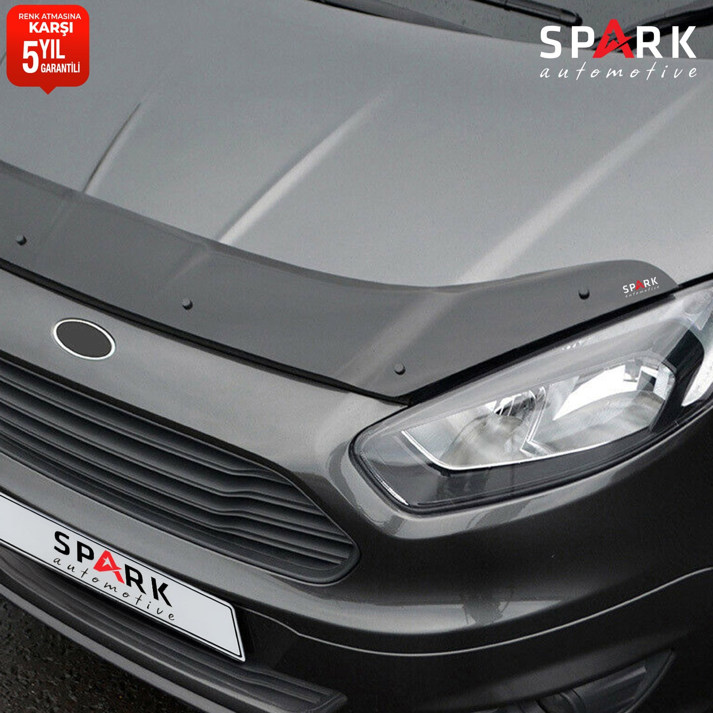 Ford Courier 2018-2023 Yıl Aralığı Uyumlu Kaput Rüzgarlığı 3mm