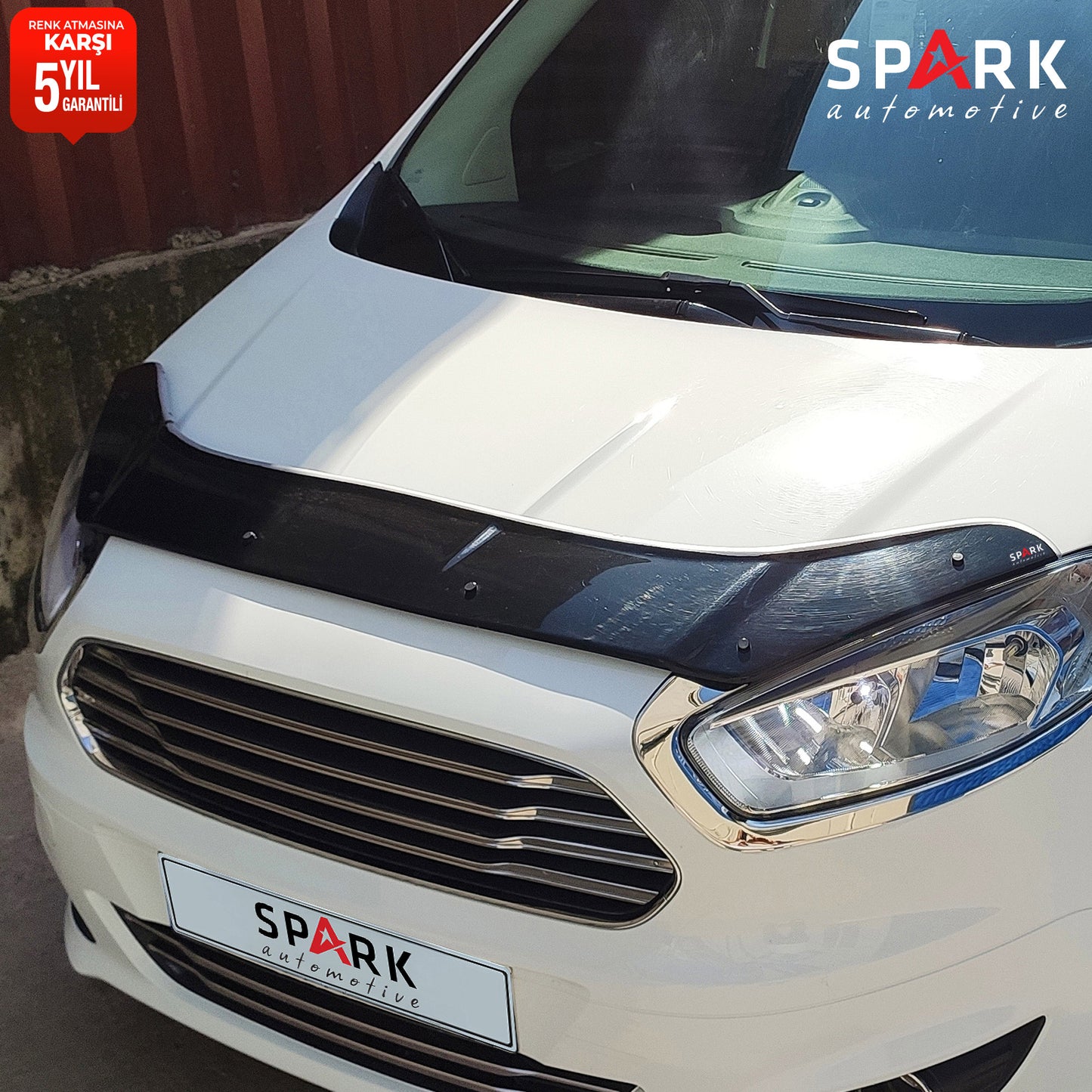 Ford Courier 2018-2023 Yıl Aralığı Uyumlu Kaput Rüzgarlığı 3mm