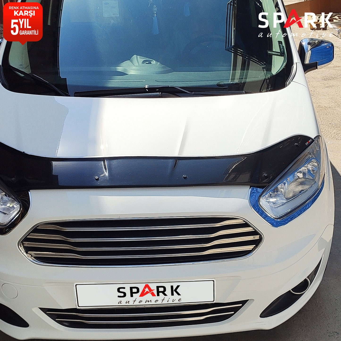 Ford Courier 2018-2023 Yıl Aralığı Uyumlu Kaput Rüzgarlığı 3mm