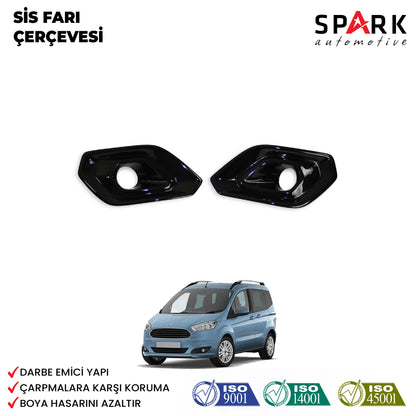 Ford Courier 2018-2023 Yıl Aralığı Uyumlu Sis Farı Çerçevesi 2 Parça