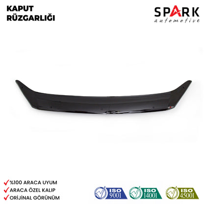 Ford Custom 2012-2017 Yıl Aralığı Uyumlu Kaput Rüzgarlığı 3mm