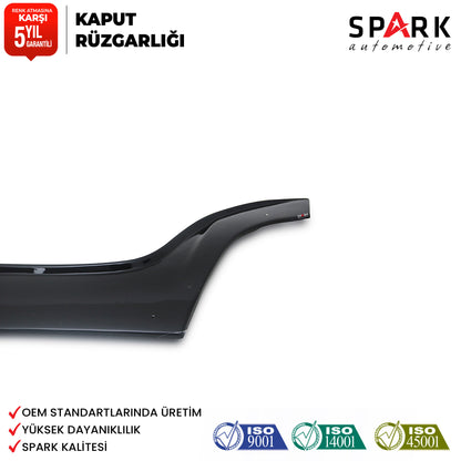 Ford Fiesta 2002-2008 Yıl Aralığı Uyumlu Kaput Rüzgarlığı 3mm