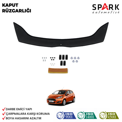 Ford Fiesta 2008-2013 Yıl Aralığı Uyumlu Kaput Rüzgarlığı 3mm
