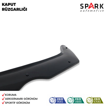 Ford Fiesta 2008-2013 Yıl Aralığı Uyumlu Kaput Rüzgarlığı 3mm