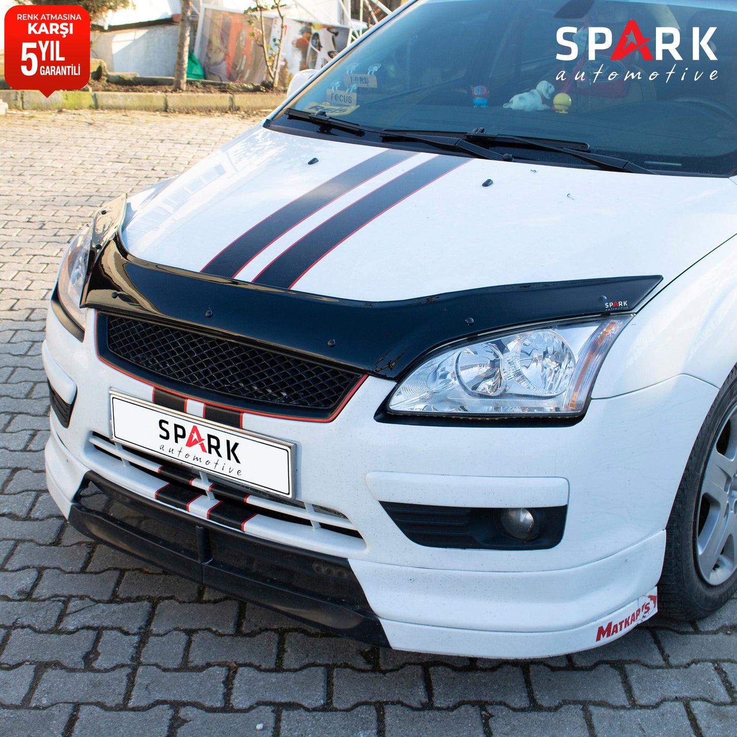 Ford Focus 2005-2008 Yıl Aralığı Uyumlu Kaput Rüzgarlığı 3mm