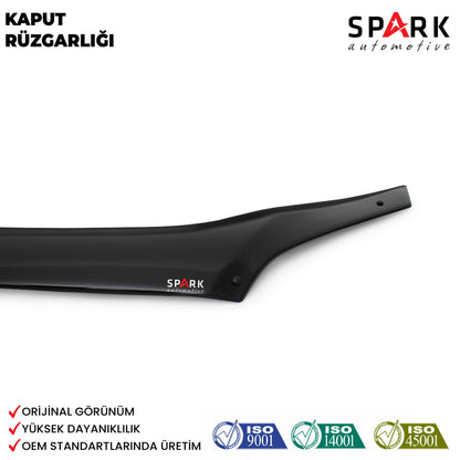 Ford Focus 2005-2008 Yıl Aralığı Uyumlu Kaput Rüzgarlığı 4mm