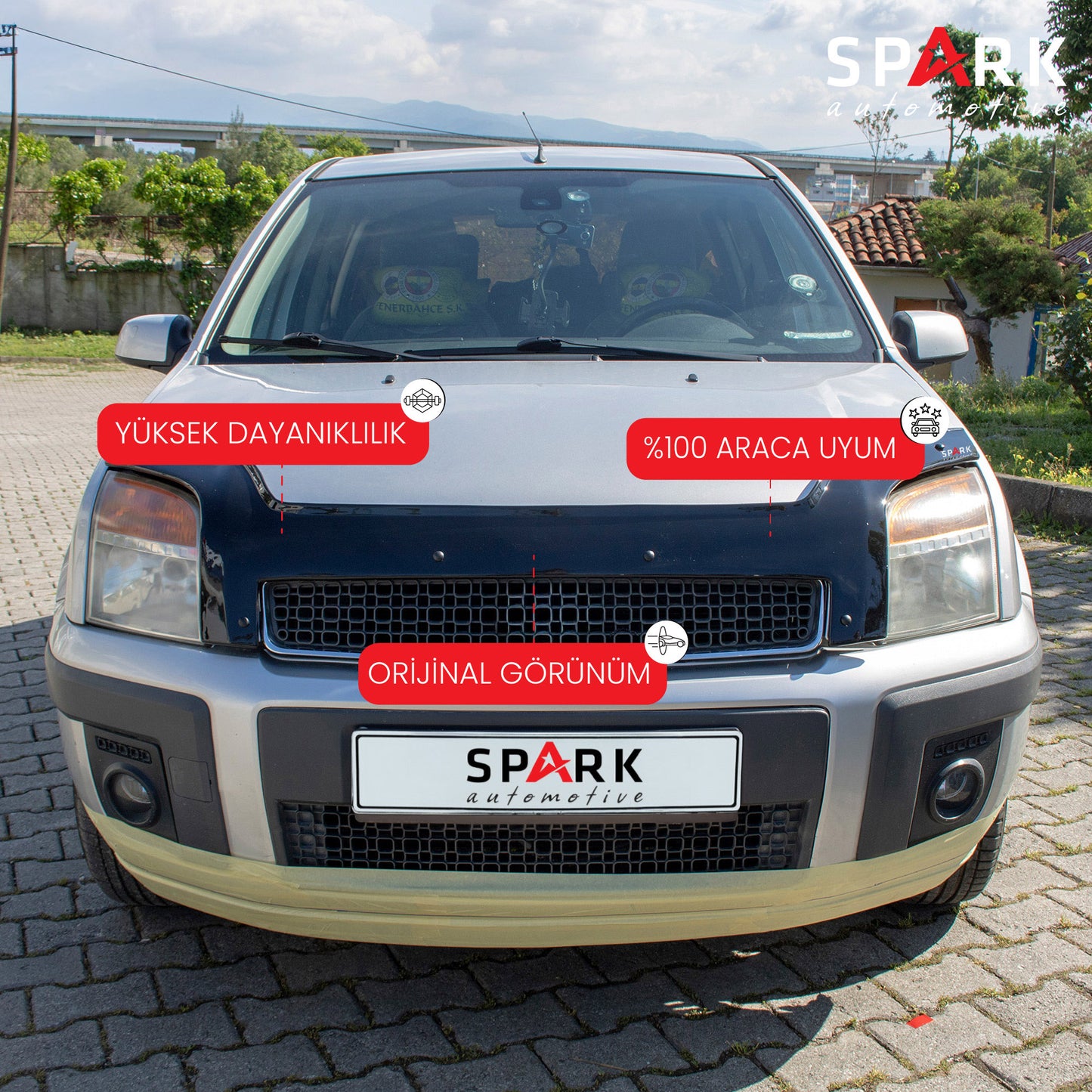 Ford Fusion 2002-2012 Yıl Aralığı Uyumlu Kaput Rüzgarlığı 4mm