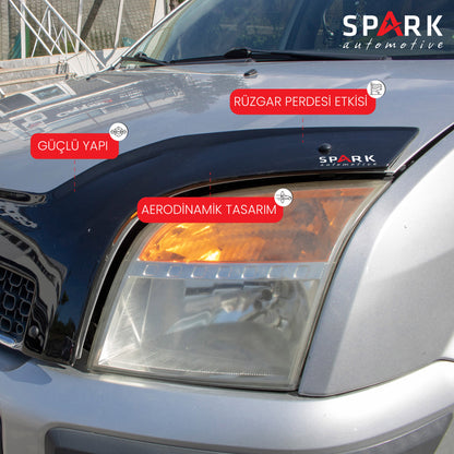 Ford Fusion 2002-2012 Yıl Aralığı Uyumlu Kaput Rüzgarlığı 4mm