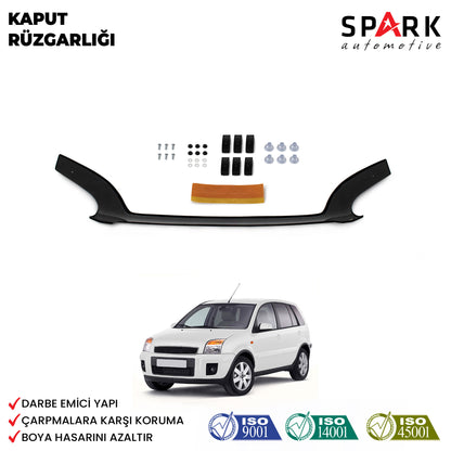 Ford Fusion 2002-2012 Yıl Aralığı Uyumlu Kaput Rüzgarlığı 4mm