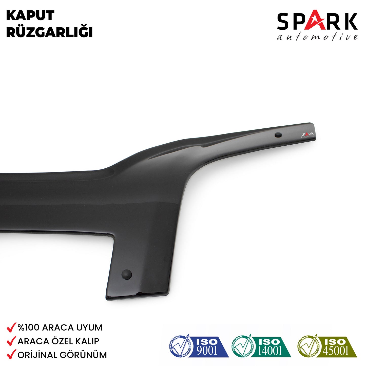 Ford Fusion 2002-2012 Yıl Aralığı Uyumlu Kaput Rüzgarlığı 4mm