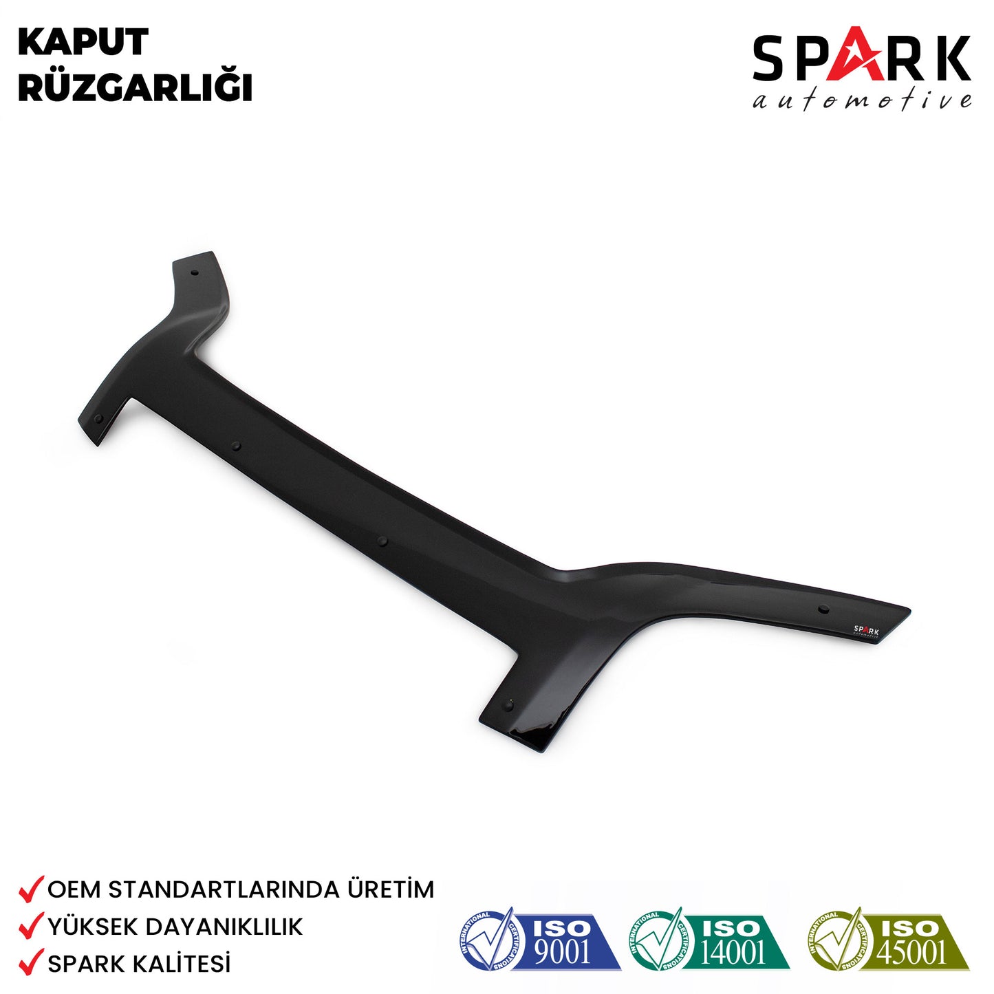 Ford Fusion 2002-2012 Yıl Aralığı Uyumlu Kaput Rüzgarlığı 4mm