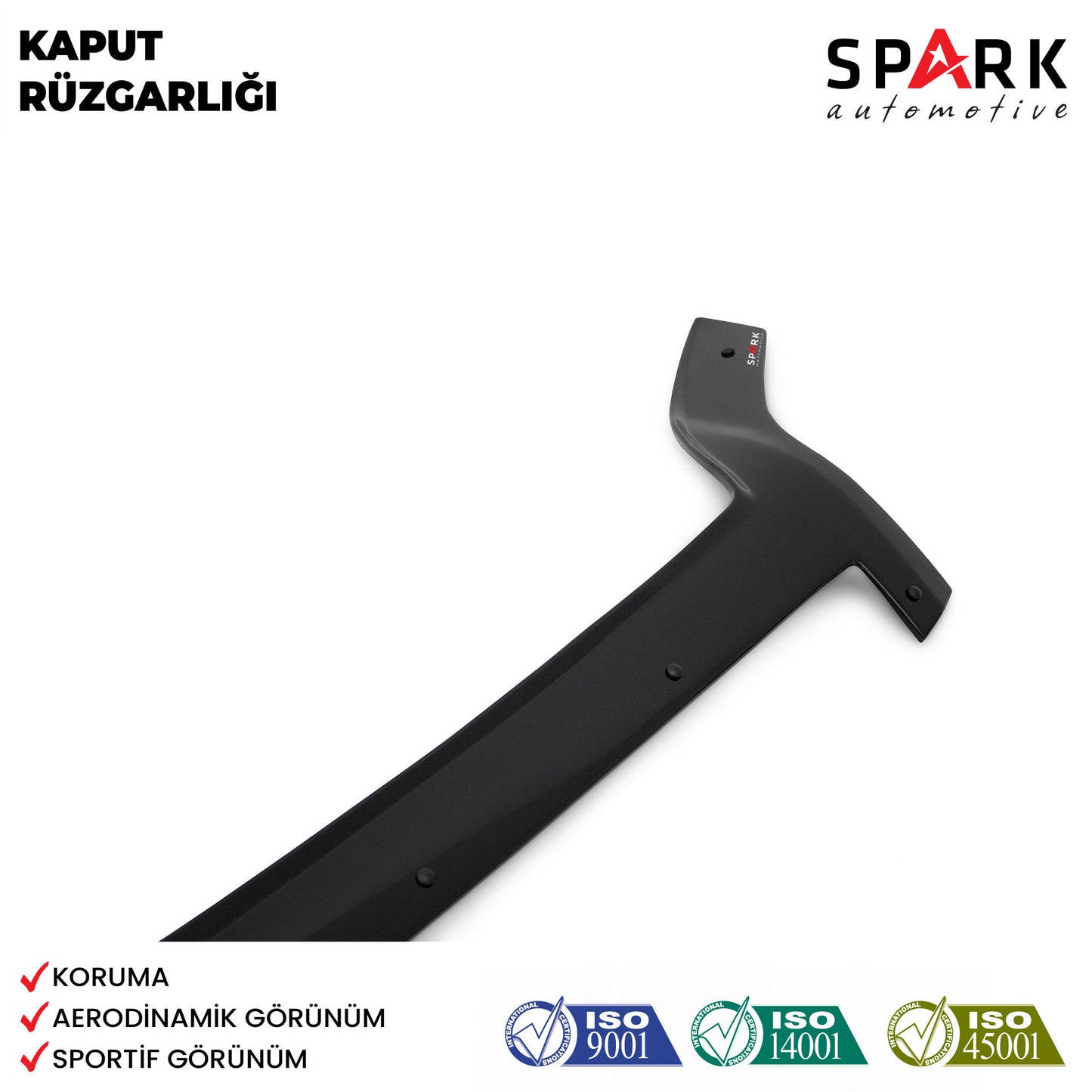 Ford Fusion 2002-2012 Yıl Aralığı Uyumlu Kaput Rüzgarlığı 4mm