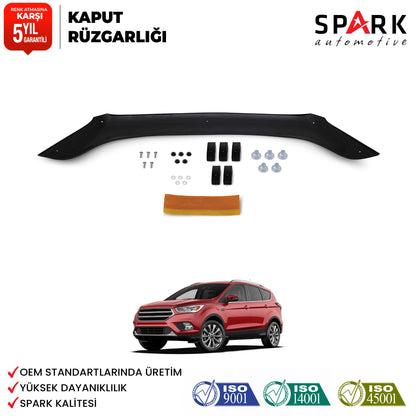 Ford Kuga 2016-2019 Yıl Aralığı Uyumlu Kaput Rüzgarlığı 3mm