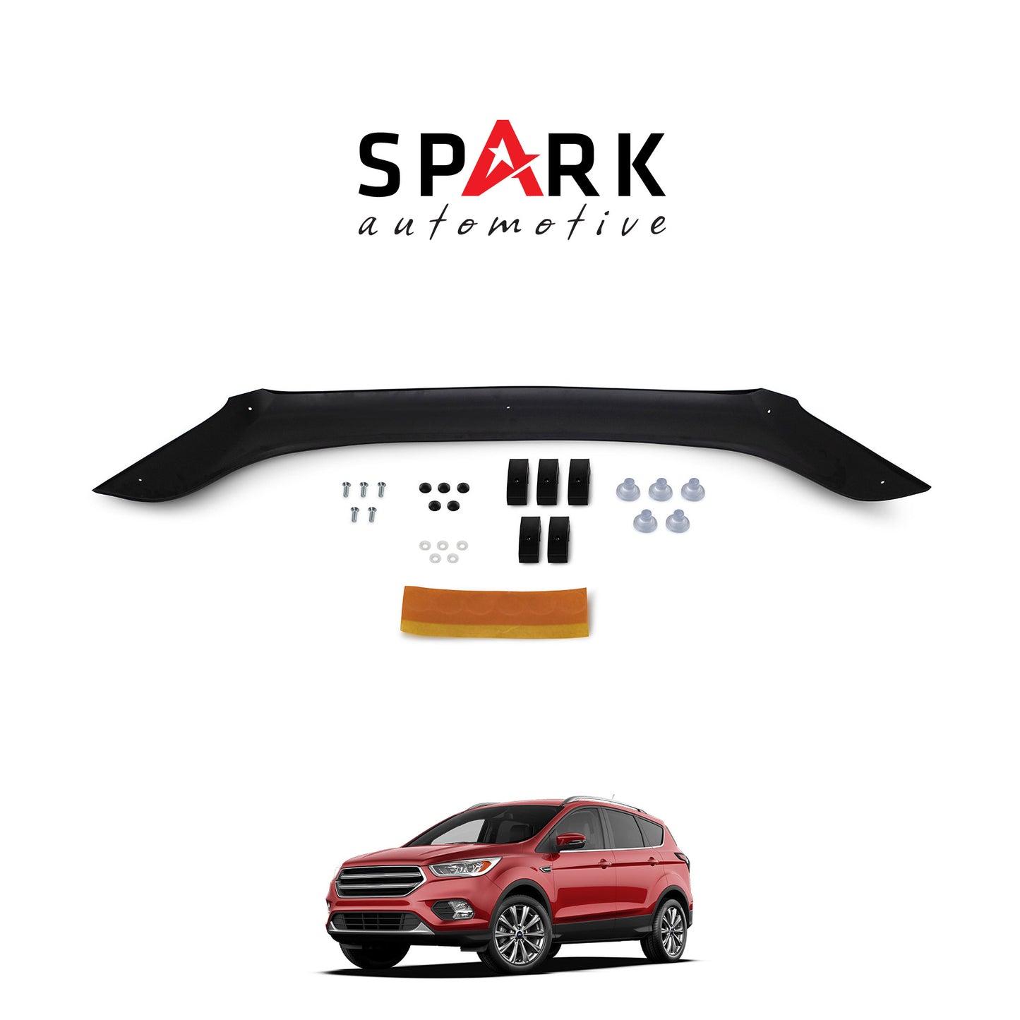 Ford Kuga 2016-2019 Yıl Aralığı Uyumlu Kaput Rüzgarlığı 3mm
