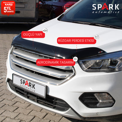 Ford Kuga 2016-2019 Yıl Aralığı Uyumlu Kaput Rüzgarlığı 3mm