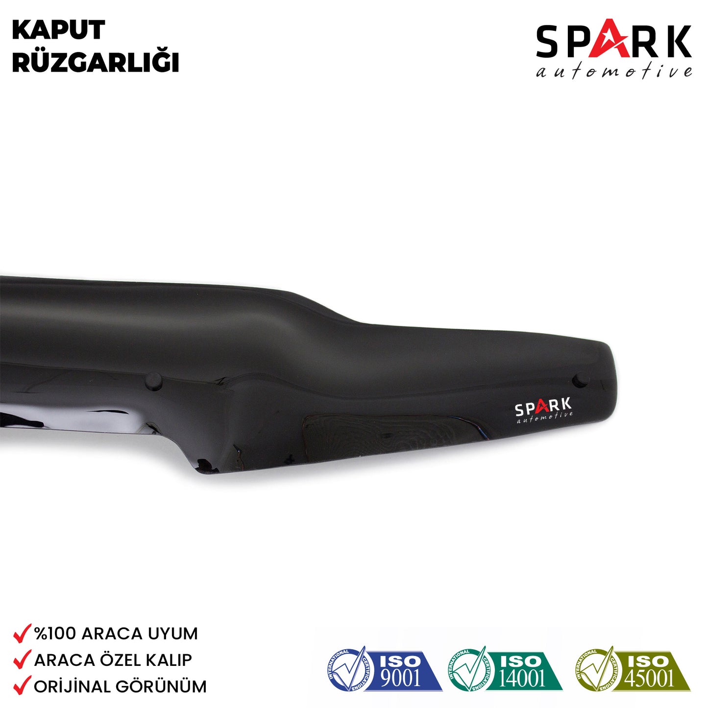 Ford Ranger 2007-2009 Yıl Aralığı Uyumlu Kaput Rüzgarlığı 3mm