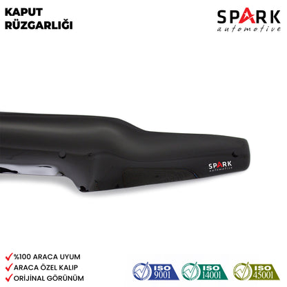 Ford Ranger 2007-2009 Yıl Aralığı Uyumlu Kaput Rüzgarlığı 3mm