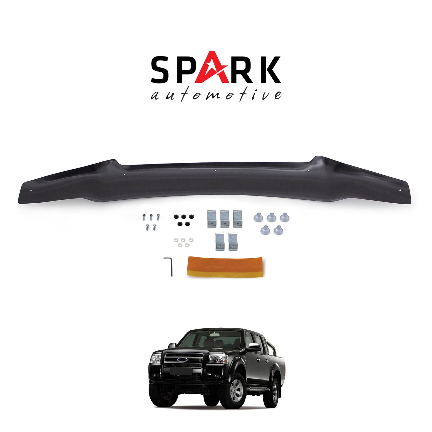 Ford Ranger 2007-2009 Yıl Aralığı Uyumlu Kaput Rüzgarlığı 3mm