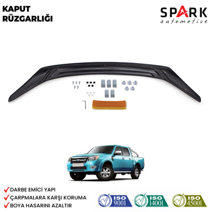 Ford Ranger 2009-2011 Yıl Aralığı Uyumlu Kaput Rüzgarlığı 4mm