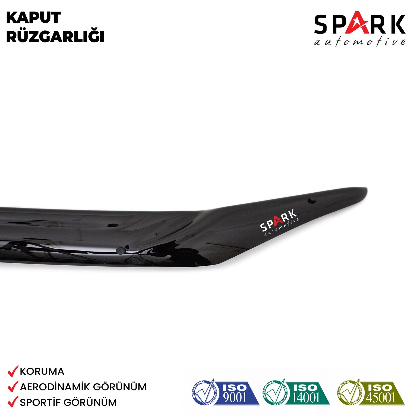 Ford Ranger 2009-2011 Yıl Aralığı Uyumlu Kaput Rüzgarlığı 4mm