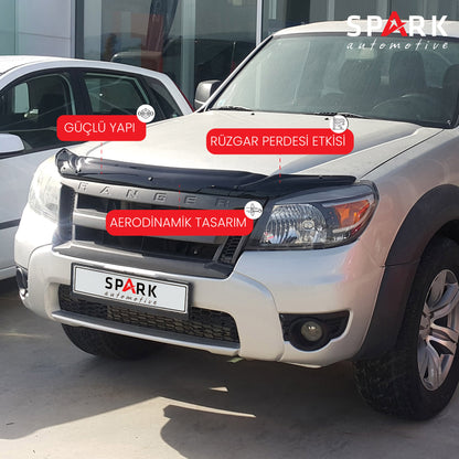 Ford Ranger 2009-2011 Yıl Aralığı Uyumlu Kaput Rüzgarlığı 4mm