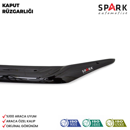 Ford Ranger 2009-2011 Yıl Aralığı Uyumlu Kaput Rüzgarlığı 3mm