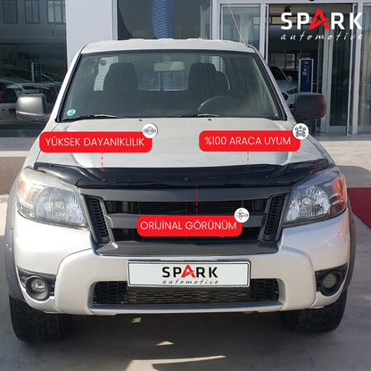 Ford Ranger 2009-2011 Yıl Aralığı Uyumlu Kaput Rüzgarlığı 3mm