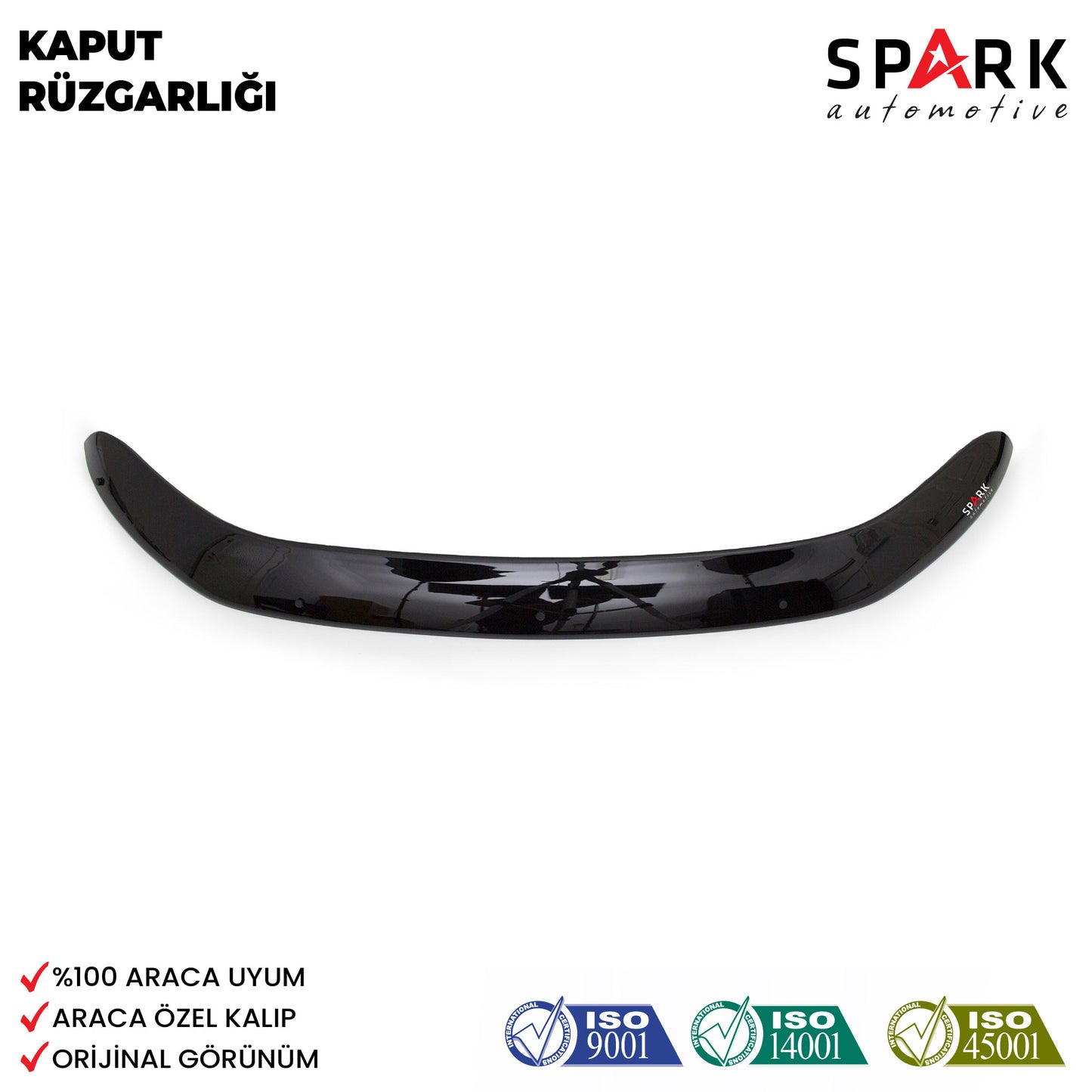 Ford Ranger 2011- 2015 Yıl Aralığı Uyumlu Kaput Rüzgarlığı 4mm