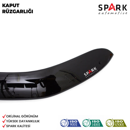 Ford Ranger 2011- 2015 Yıl Aralığı Uyumlu Kaput Rüzgarlığı 4mm
