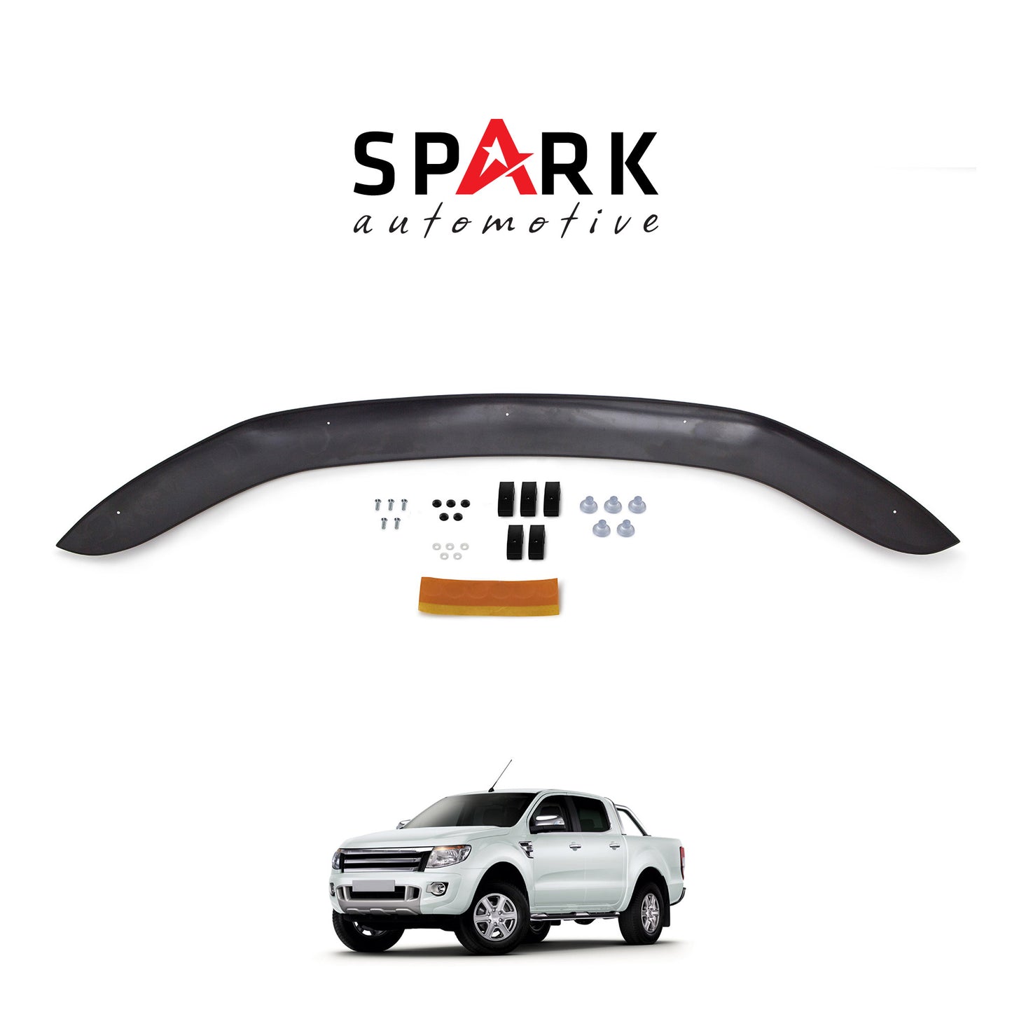 Ford Ranger 2011- 2015 Yıl Aralığı Uyumlu Kaput Rüzgarlığı 4mm