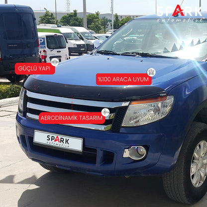 Ford Ranger 2011- 2015 Yıl Aralığı Uyumlu Kaput Rüzgarlığı 4mm