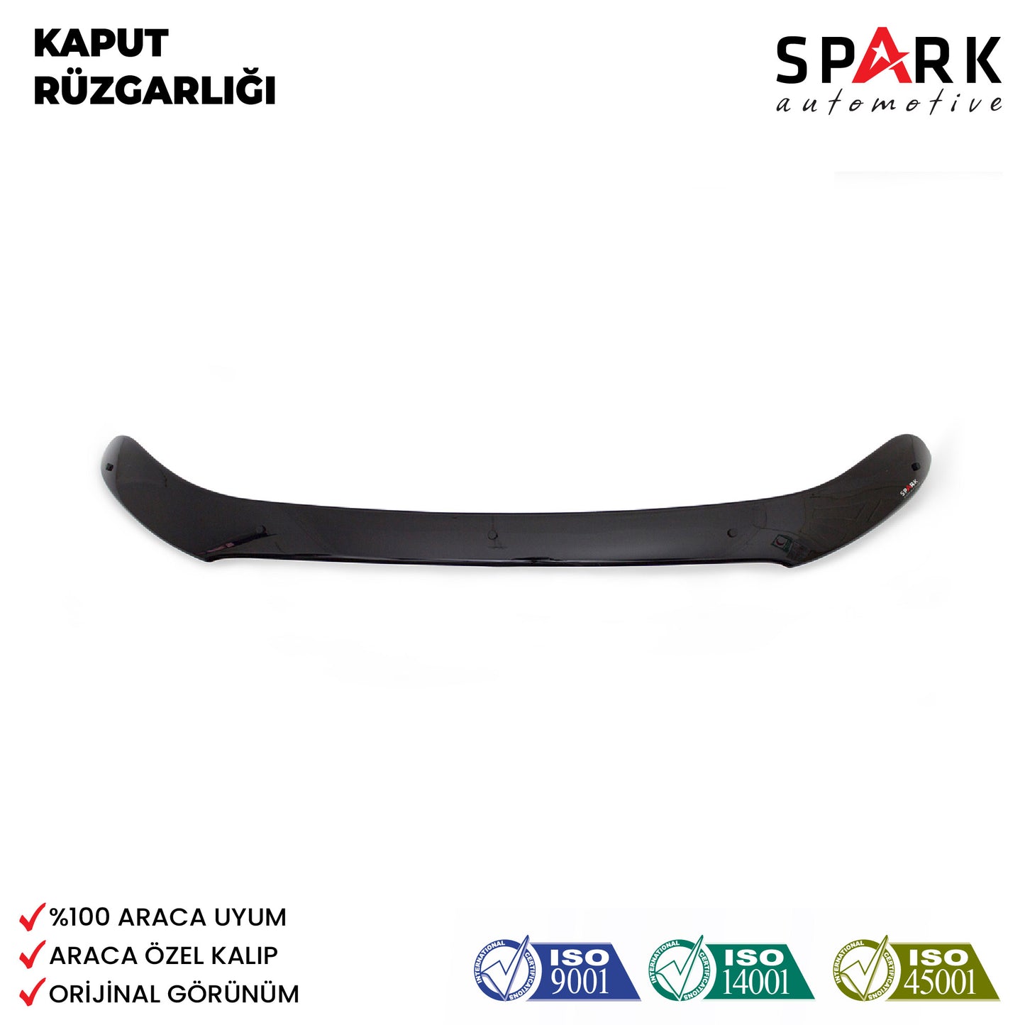 Ford Ranger 2015-2019 Yıl Aralığı Uyumlu Kaput Rüzgarlığı 4mm